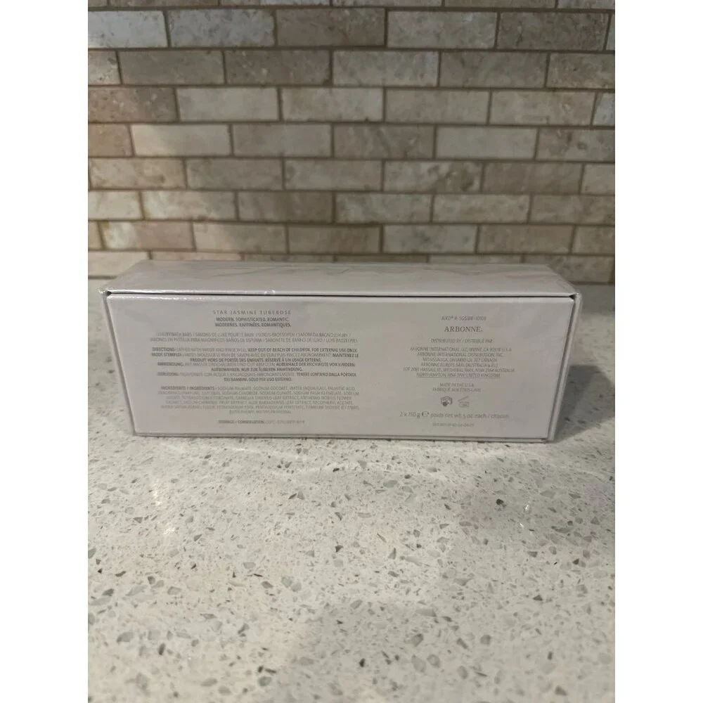NEW Arbonne Star Jasmine Tuberose‎ Luxury Bath Bars Soap Sealed